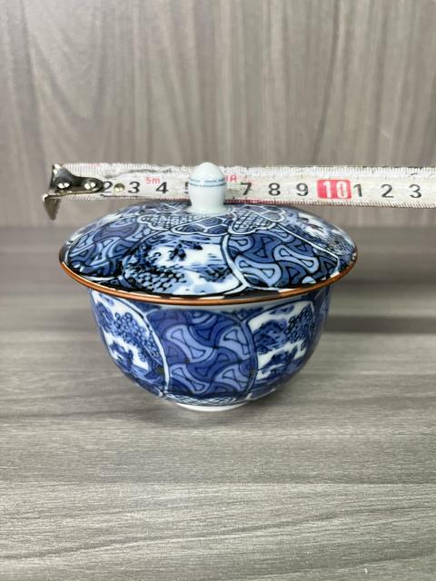 古玩陶瓷晚清民國 青花山水人物紋蓋缸拍賣，當(dāng)前價格290元