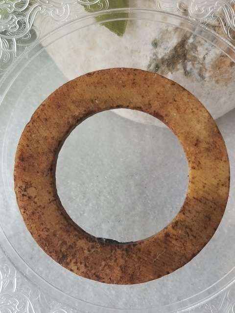 古玩玉器地方玉素紋玉環(huán)拍賣，當(dāng)前價格886元