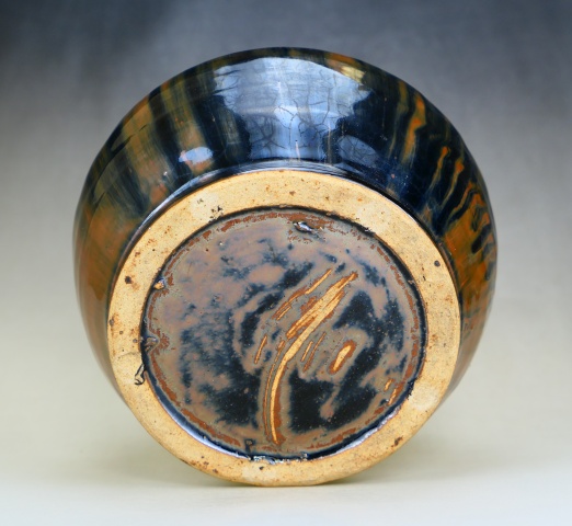 古玩陶瓷精品:明代黑地兔毫釉高領罐(高級精美兔毫)拍賣,當前價格59元