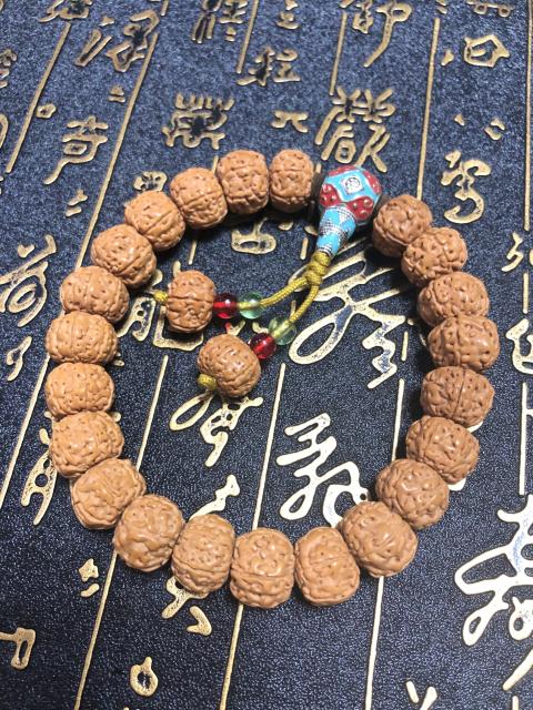 古玩玉器【活動大促】精品天然金剛菩提手串拍賣,當前價格108元