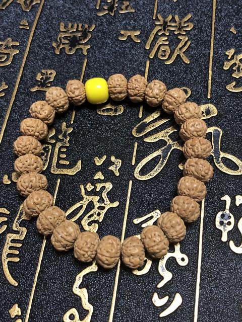 古玩玉器精品天然金剛菩提手串拍賣，當前價格35元