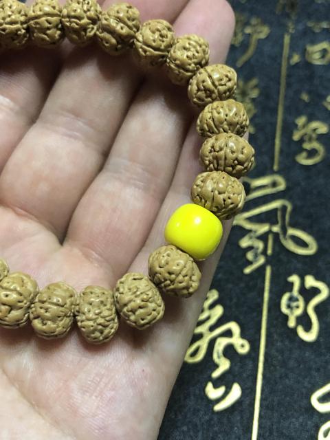 古玩玉器精品天然金剛菩提手串拍賣，當前價格35元