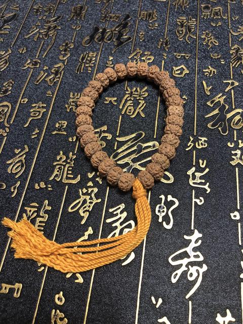 古玩玉器精品天然金剛菩提手持拍賣,當前價格88元