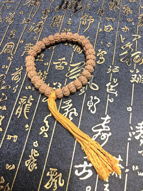 古玩玉器精品天然金剛菩提手持拍賣,當前價格88元