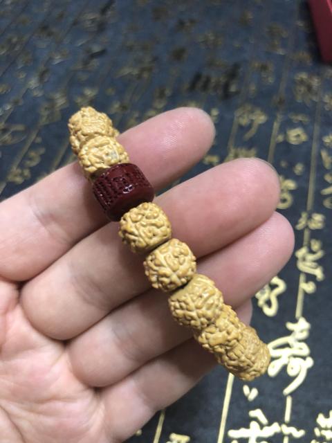 古玩玉器精品天然金剛菩提手串拍賣，當前價格99元
