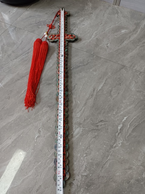 古玩陶瓷宋錢辟邪鎮(zhèn)宅寶劍拍賣,當前價格3000元