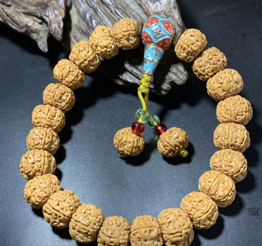 古玩玉器【活動大促】精品天然金剛菩提手串拍賣,當前價格108元