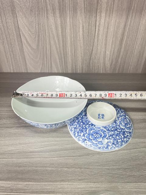 古玩陶瓷清嘉慶 二級(jí)官淡描花卉紋大蓋碗拍賣,當(dāng)前價(jià)格680元