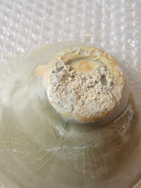 古玩陶瓷宋代，臨汝窯青釉唇口斗笠盞拍賣，當前價格777元