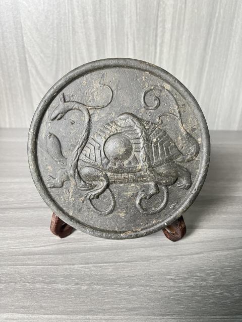 古玩陶瓷秦漢玄武紋承壺拍賣,當前價格399元