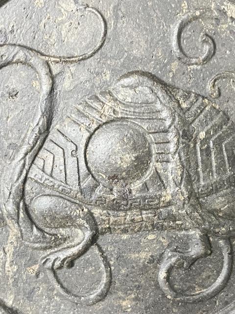 古玩陶瓷秦漢玄武紋承壺拍賣,當前價格399元