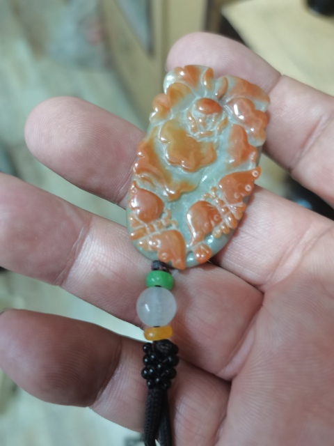 古玩玉器A貨天然翡翠紅翡47×27×7.8 和和美美 完美水潤(rùn) 紅翡證號(hào)4030-2637拍賣,當(dāng)前價(jià)格3888元