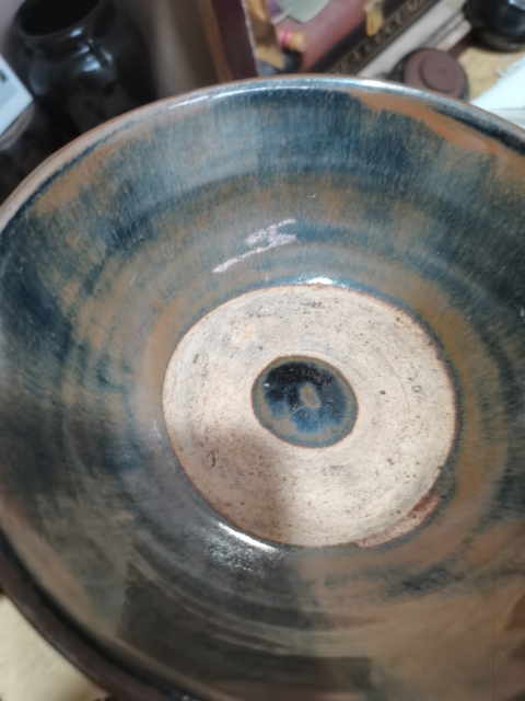 古玩陶瓷磁州窯兔毫釉窯變大碗最后一張照片兔豪漂亮。拍賣,當前價格3888元