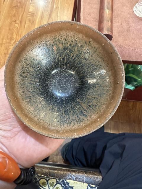 古玩陶瓷窯變黑釉盞拍賣，當前價格12888元