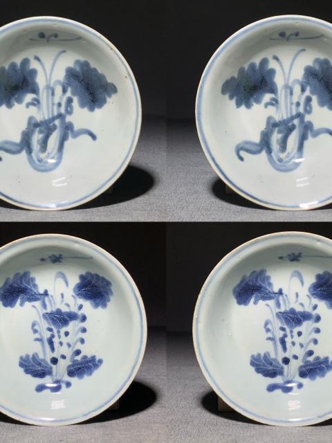 古玩陶瓷明晚·青花萊菔紋盤真品鑒賞圖