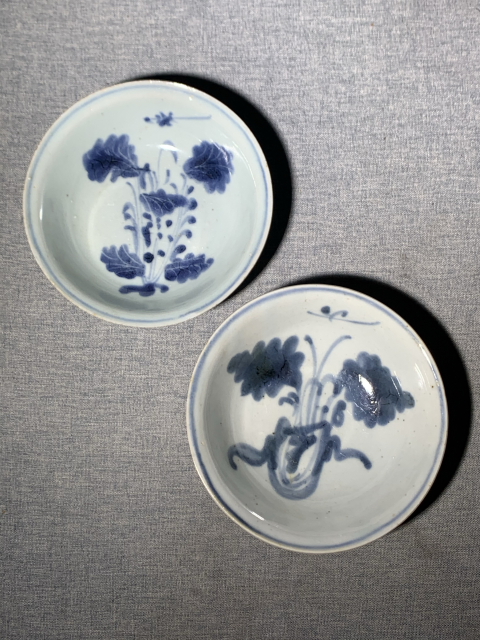 古玩陶瓷明晚·青花萊菔紋盤真品鑒賞圖