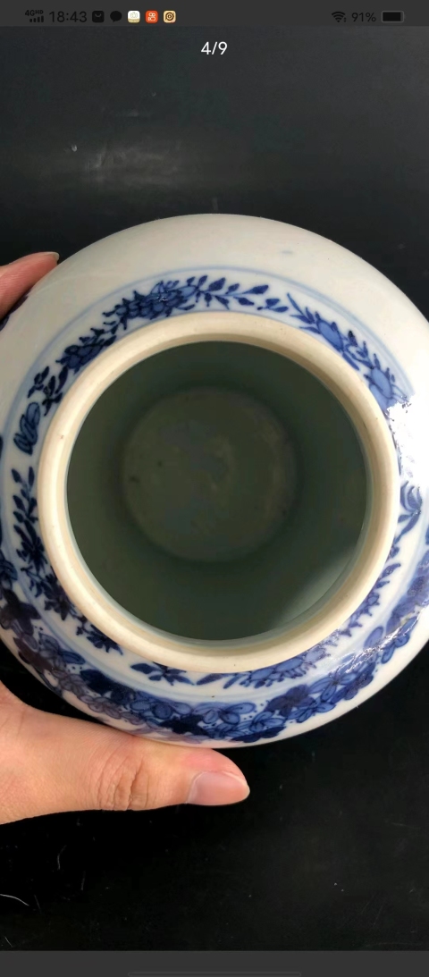 古玩陶瓷清 青花人物故事將軍罐拍賣,當前價格3680元