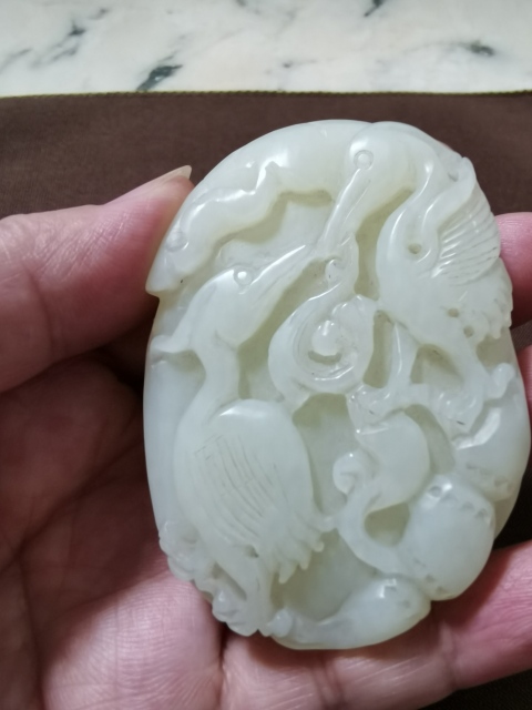 古玩玉器白玉把件拍賣,當前價格880元