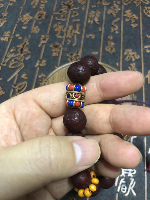 古玩玉器精品天然鳳眼菩提手串拍賣，當(dāng)前價(jià)格188元