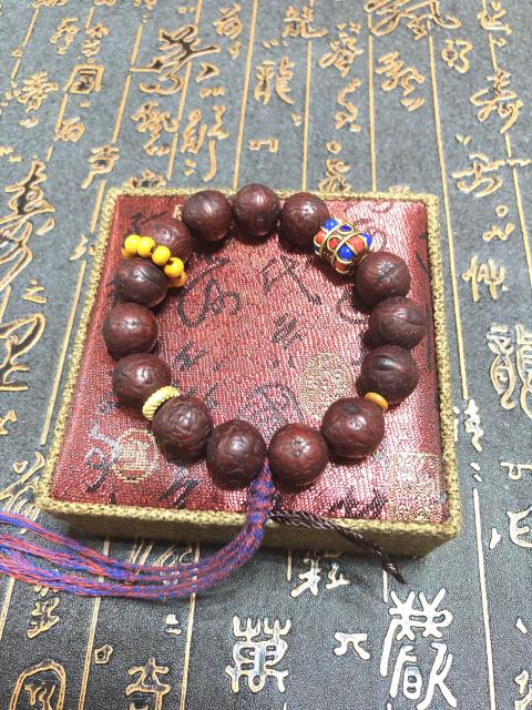 精品天然鳳眼菩提手串拍賣，當(dāng)前價格188元