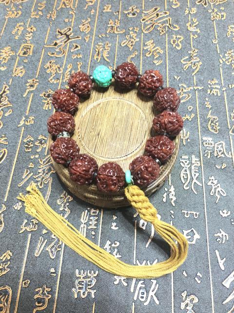 古玩玉器精品天然金剛菩提手串拍賣,當前價格88元