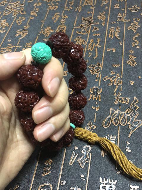 古玩玉器精品天然金剛菩提手串拍賣,當前價格88元
