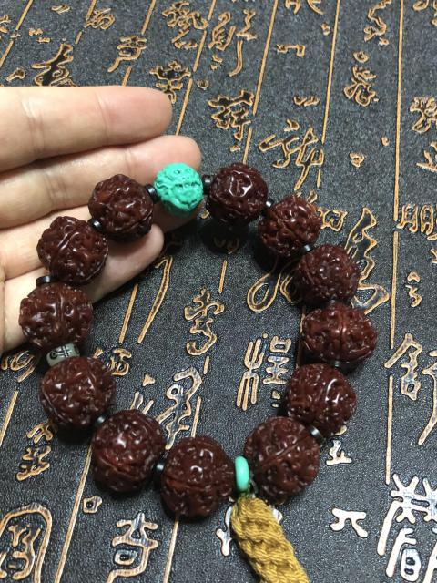 古玩玉器精品天然金剛菩提手串拍賣,當前價格88元