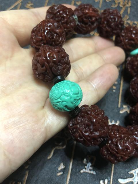 古玩玉器精品天然金剛菩提手串拍賣,當前價格88元