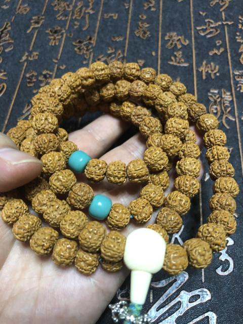 古玩玉器精品天然金剛菩提珠串拍賣，當前價格138元