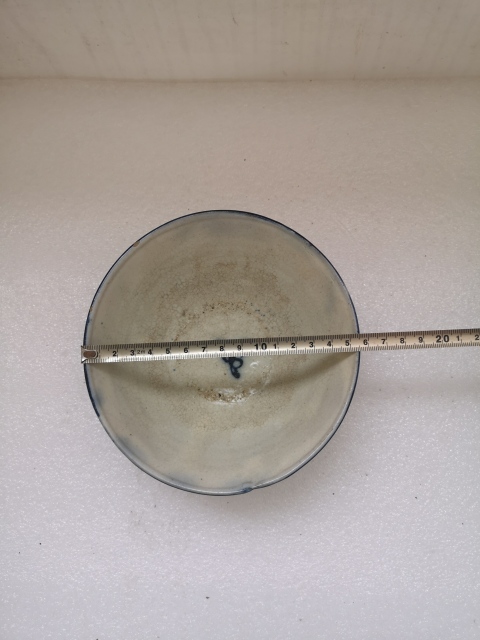古玩陶瓷花卉紋青花碗拍賣,當前價格298元