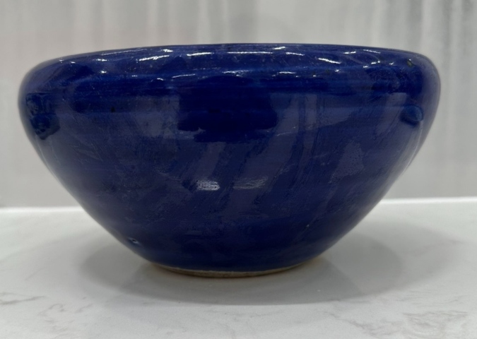 古玩陶瓷霽藍釉缽式香爐拍賣,當前價格2188元