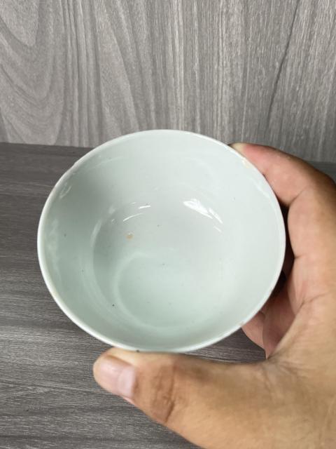 古玩陶瓷清道光 二級官內府青花芭蕉花蝶紋碗拍賣，當前價格1880元