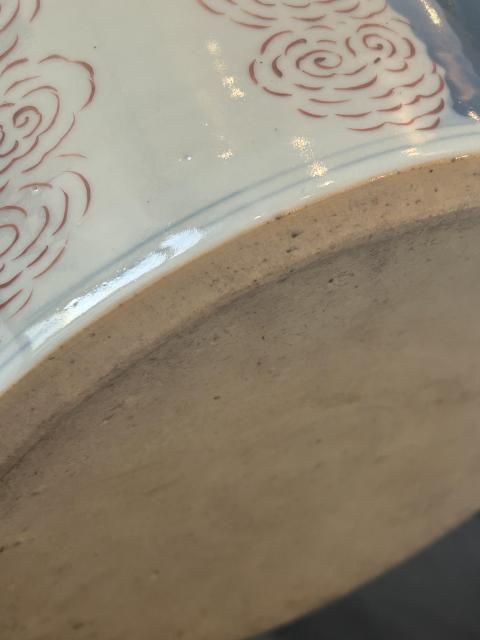 古玩陶瓷清晚青花人物故事紋將軍罐拍賣，當前價格32000元