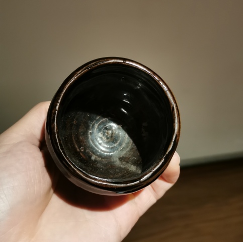 古玩陶瓷金元.磁州窯褐釉茶入拍賣，當(dāng)前價(jià)格496元