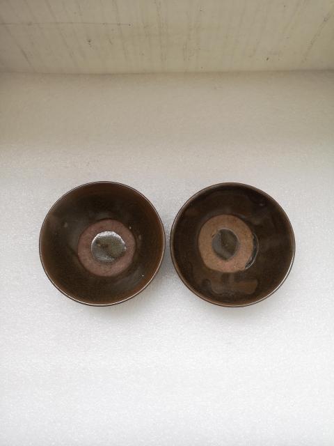 古玩陶瓷澀圈圈足疊燒工藝碗拍賣,當前價格298元