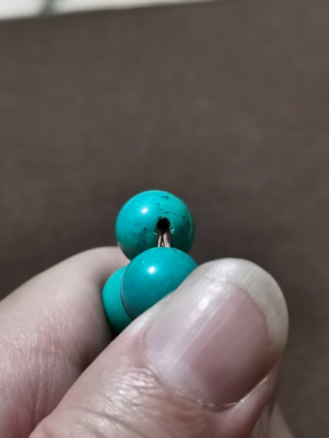 古玩玉器松石手串拍賣，當前價格660元