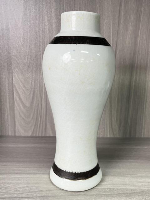 古玩陶瓷民國 精品哥釉賞瓶拍賣，當前價格390元