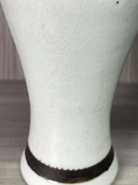 古玩陶瓷民國 精品哥釉賞瓶拍賣，當前價格390元