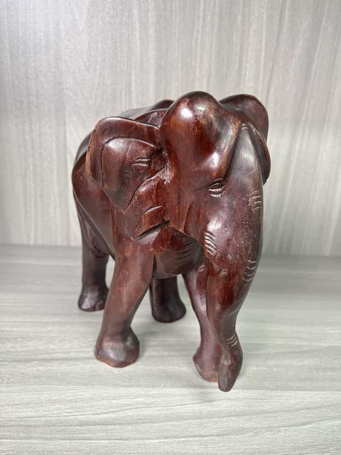 古玩雜項紅木 木雕大象拍賣，當前價格380元