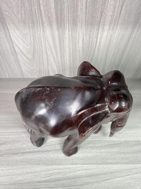 古玩雜項紅木 木雕大象拍賣，當前價格380元