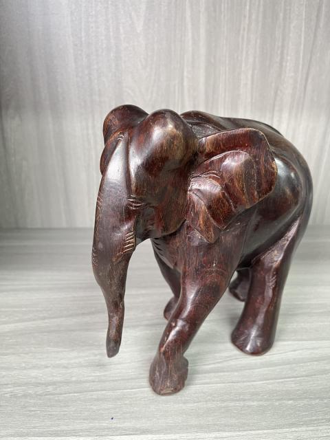 古玩雜項紅木 木雕大象拍賣，當前價格380元
