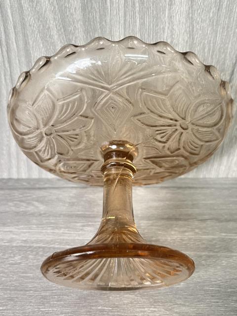 古玩陶瓷民國 同記廠琉璃高足花口盤拍賣，當前價格160元