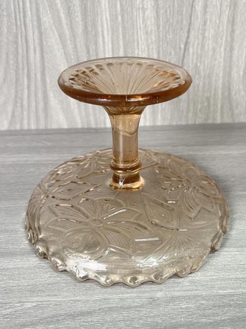 古玩陶瓷民國 同記廠琉璃高足花口盤拍賣，當前價格160元