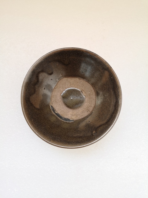 古玩陶瓷澀圈圈足疊燒工藝碗拍賣,當前價格298元