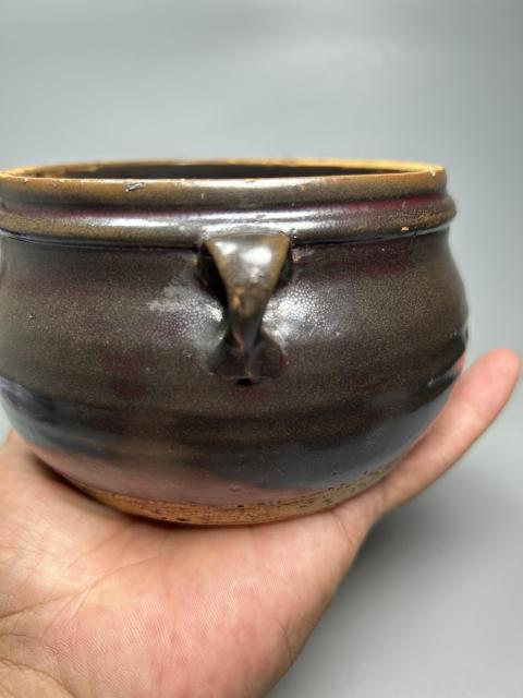 古玩陶瓷元末明初磁州窯油滴釉雙系罐(館藏精品)拍賣,當(dāng)前價(jià)格3850元