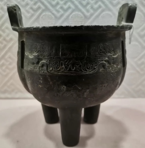 古玩銅器鼎式爐拍賣，當前價格39800元