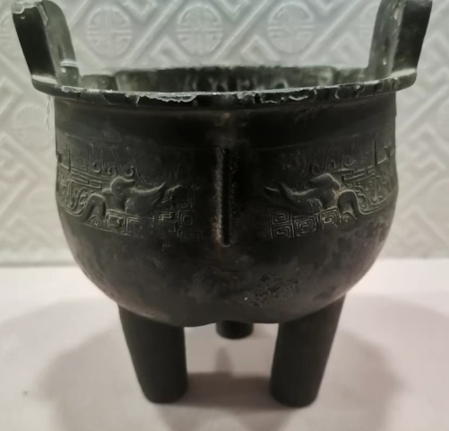 古玩銅器鼎式爐拍賣，當前價格39800元