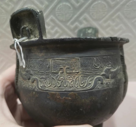 古玩銅器鼎式爐拍賣，當前價格39800元