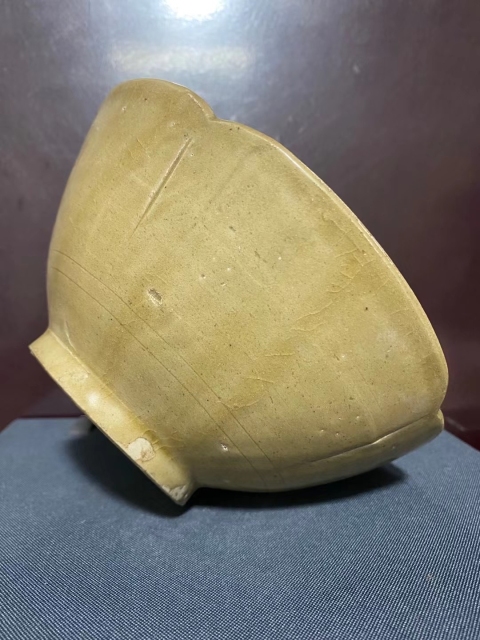 古玩陶瓷青釉花口碗拍賣，當前價格3880元