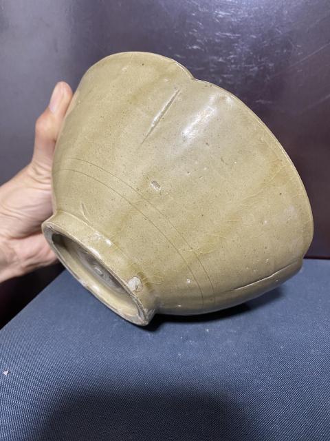 古玩陶瓷青釉花口碗拍賣，當前價格3880元